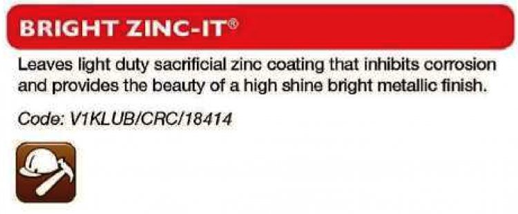 CRC Zink-IT Corrosion Inhibitor ( Long Term ) - Click Image to Close