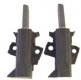 CARBON BRUSH PAIR AEG MARKED 'R'