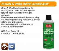 CRC Chain & Wire Rope Lubricant
