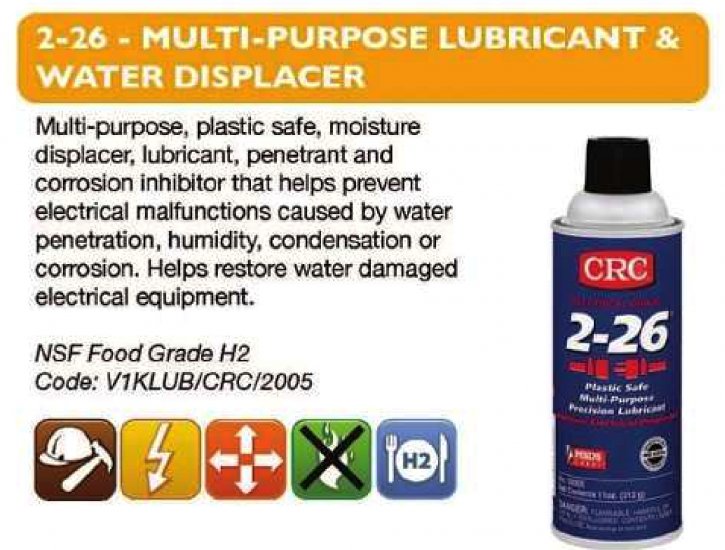 CRC 2-26 Multi-Purpose Lubricant & Water Displacer - Click Image to Close