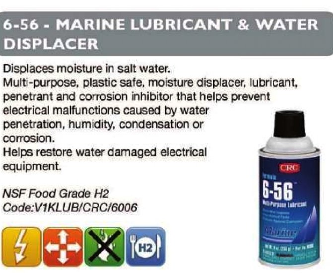 CRC 6-56 Marine Lubricant and Water Displacer - Click Image to Close
