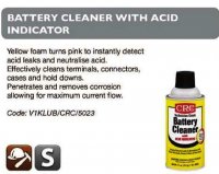 CRC Battery Cleaner with Acid Indicator