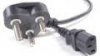 Computer / Appliance Mains Cord - 1.8m, 6a - Black (10 Pack)