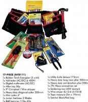 Waco Tool Bag and Set of Tools 17 Piece