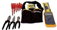 Waco Tool Bag and Set of Tools 7 Piece