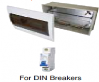 Dist. Board Plastic Front ( DIN Breakers ) 18 WAY FLUSH