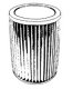 CARTRIDGE FILTER WAP M1 / M2, TURBO D