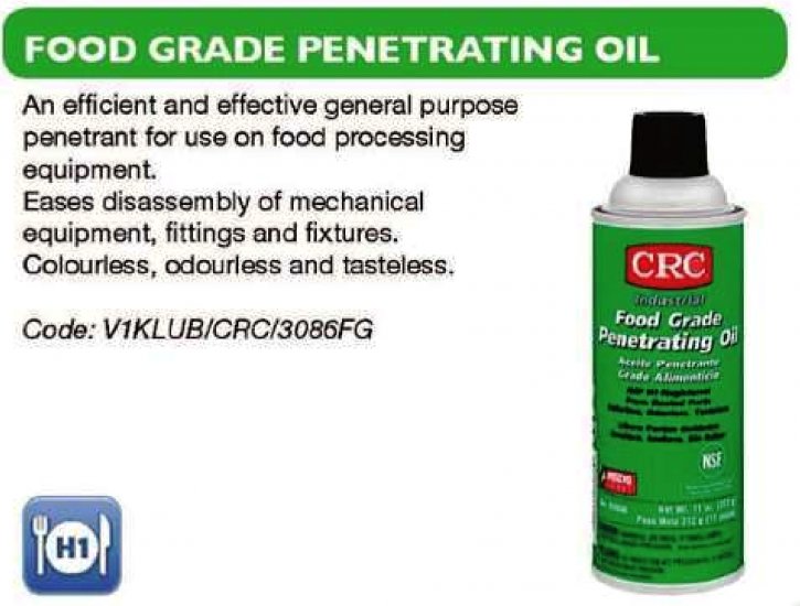 CRC Food Grade Penetrating Oil - Click Image to Close