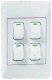 4 Way Light Switch 50mm X 100mm