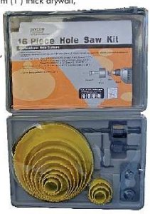 Hole Saw kit 16 Piece