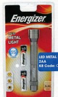 Energizer LED Metal light 2xAA Bateries