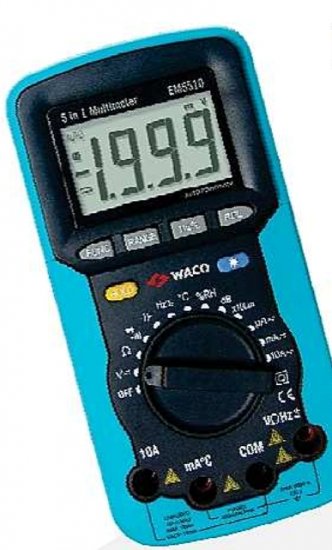 Waco Multimeter Digital 5 in 1 AC / DC - Click Image to Close