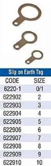 Cable gland Slip On Earth Tag - Click Image to Close