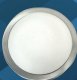 Waco 280mm Round Opal glass Satin Nickel Body