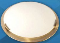 Waco 400mm Round Opal glass Metal Design