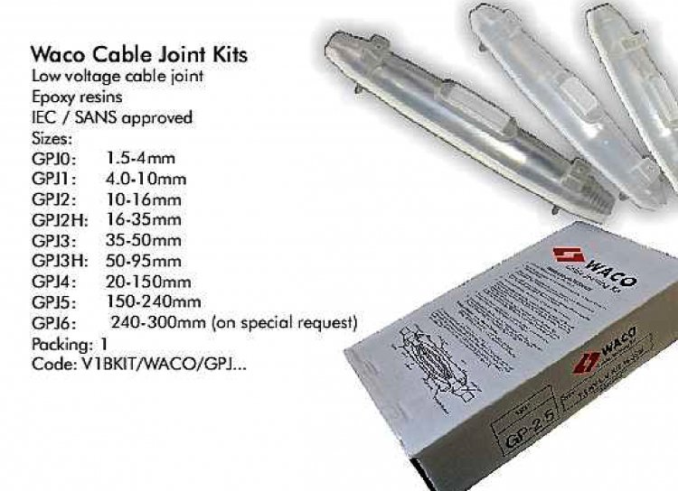 Waco Low Voltage Cable Joint kit - 10 mm to 16 mm GPJ-2 - Click Image to Close
