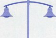 Waco Double Carnival Arm Pole Bracket
