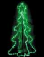 Rope Light 3D MOTIF: Christmas Tree 440H x 720L - Click Image to Close