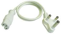 Computer / Appliance Mains Cord - 1.8m, 6a - Grey (10 Pack)
