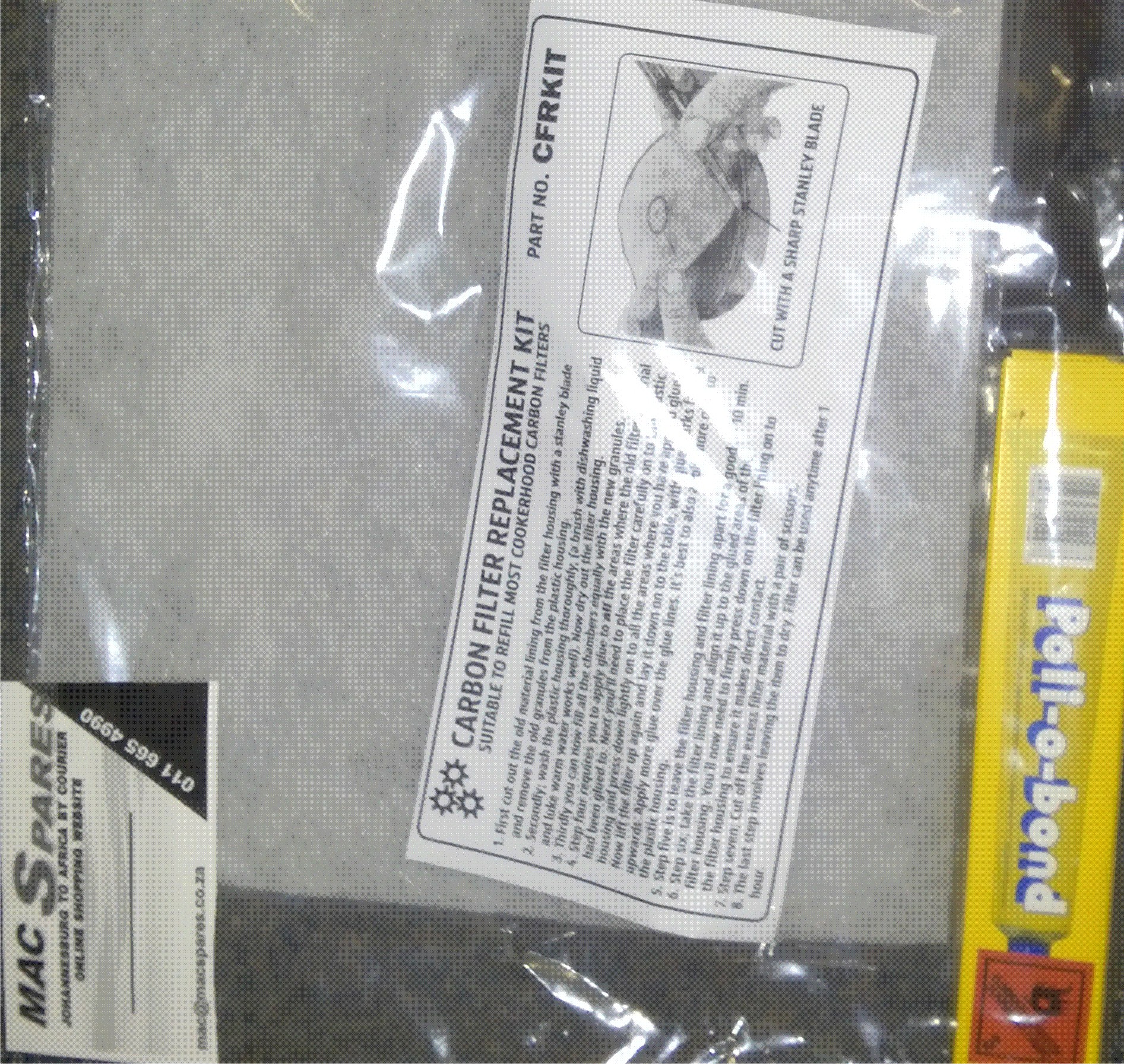 DEFY COOKERHOOD CARBON FILTER REPLACEMENT KIT DEFY COOKERHOOD CARBON FILTER REPLACEMENT KIT