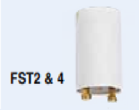 Fluorescent Starter 4- 25watt 110 - 220V - for 2 x 18W tube - Click Image to Close