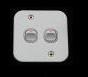 2 Way Industrial Light Switch Box - Pvc