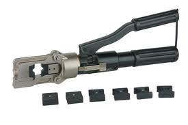 Hydraulic Crimping Tool 10mm-185mm - 6 Tons - Click Image to Close