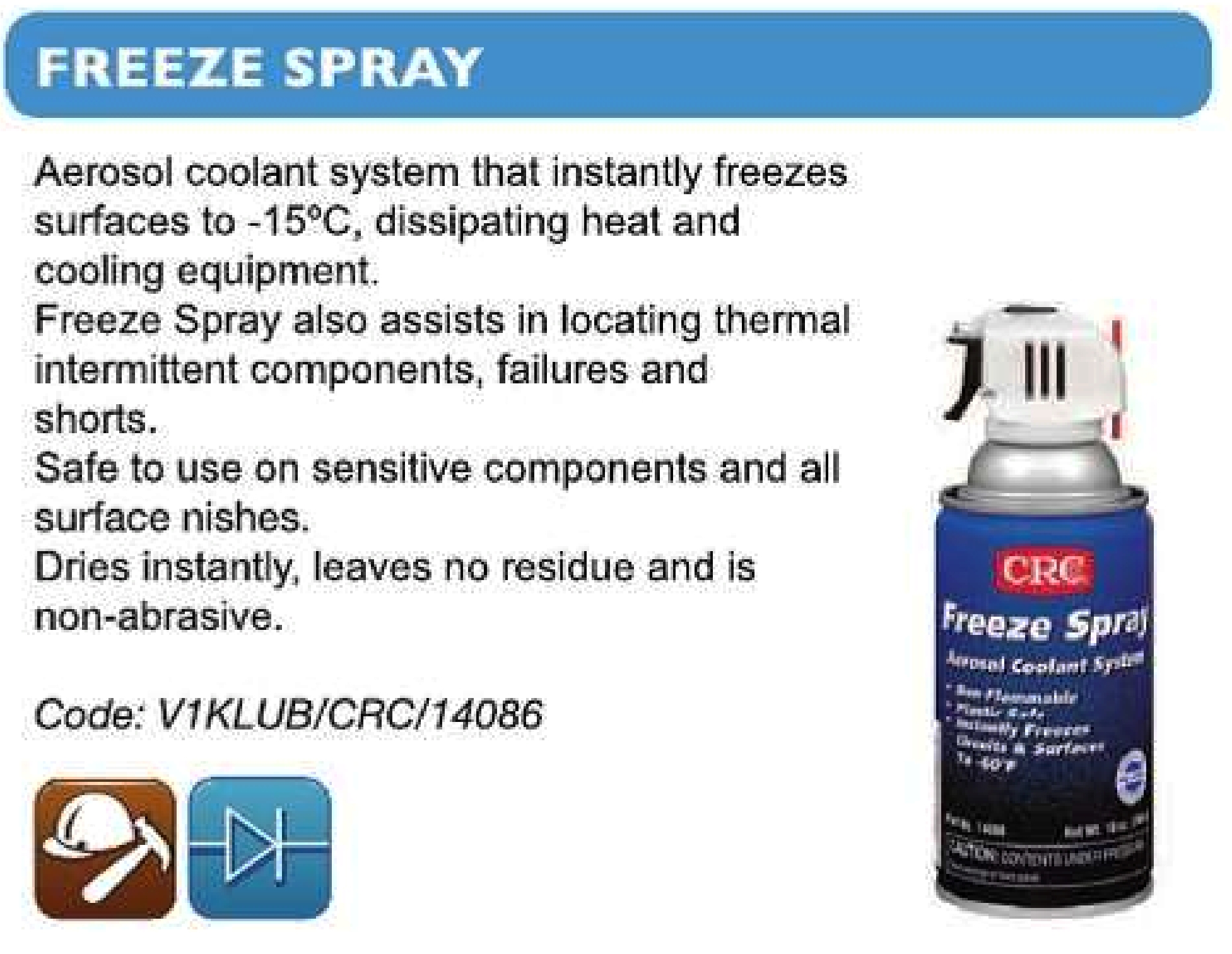 CRC Freeze Spray