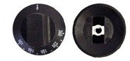 KNOB 0-260degC 6mm SHAFT UNIVERSAL - Click Image to Close