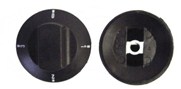 KNOB 3-2-1-0 6mm SHAFT UNIVERSAL - Click Image to Close