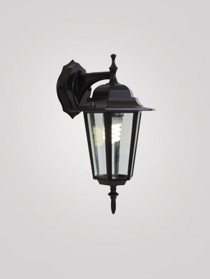 Wall Lantern Down Facing - 6 Panel - Click Image to Close