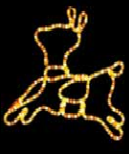 Rope Light : Christmas Reindeer 400H x 500L