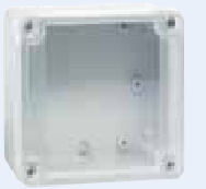 Polycarbonate Box - Clear Lid - 65 x 65 x 40 - Click Image to Close