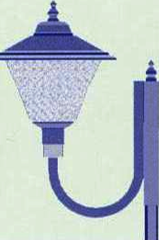 Waco Single 'U' Type Arm Pole Backet