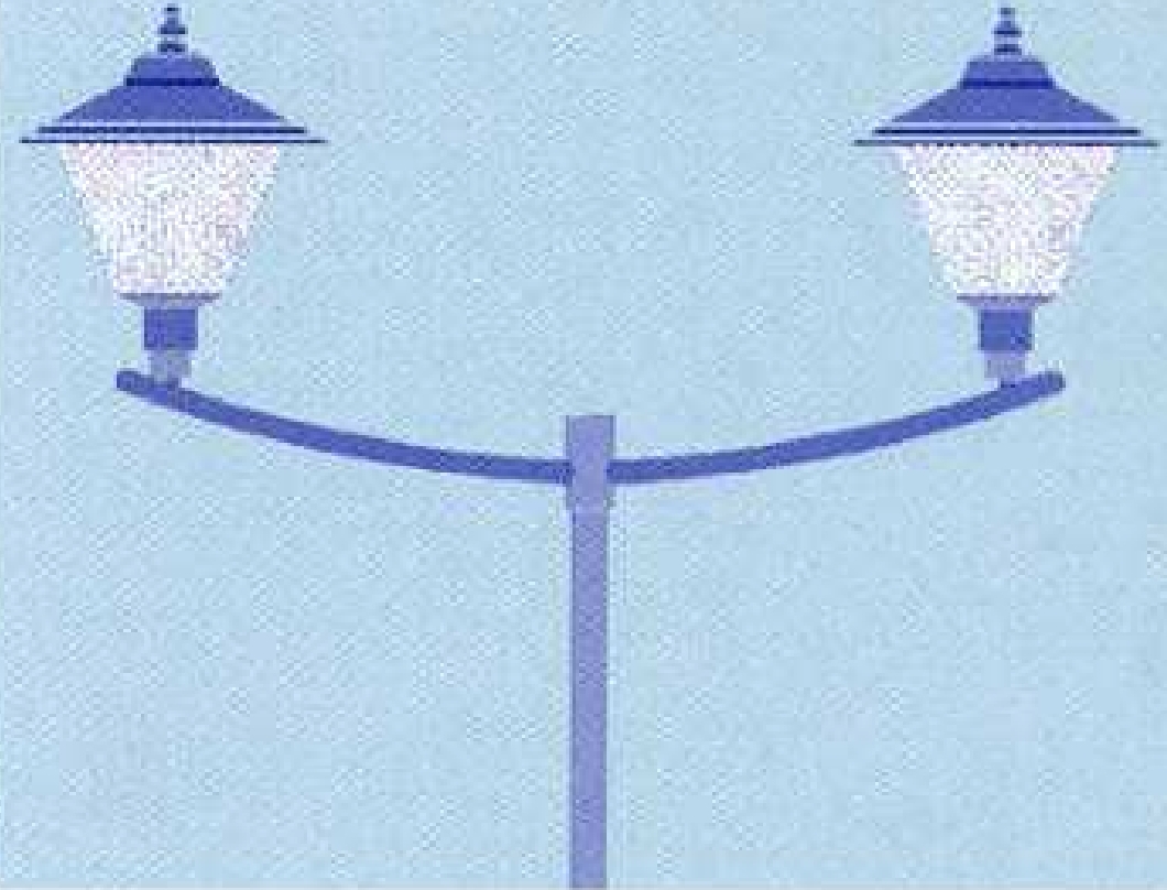 Waco Upward Curved Arm Pole Bracket