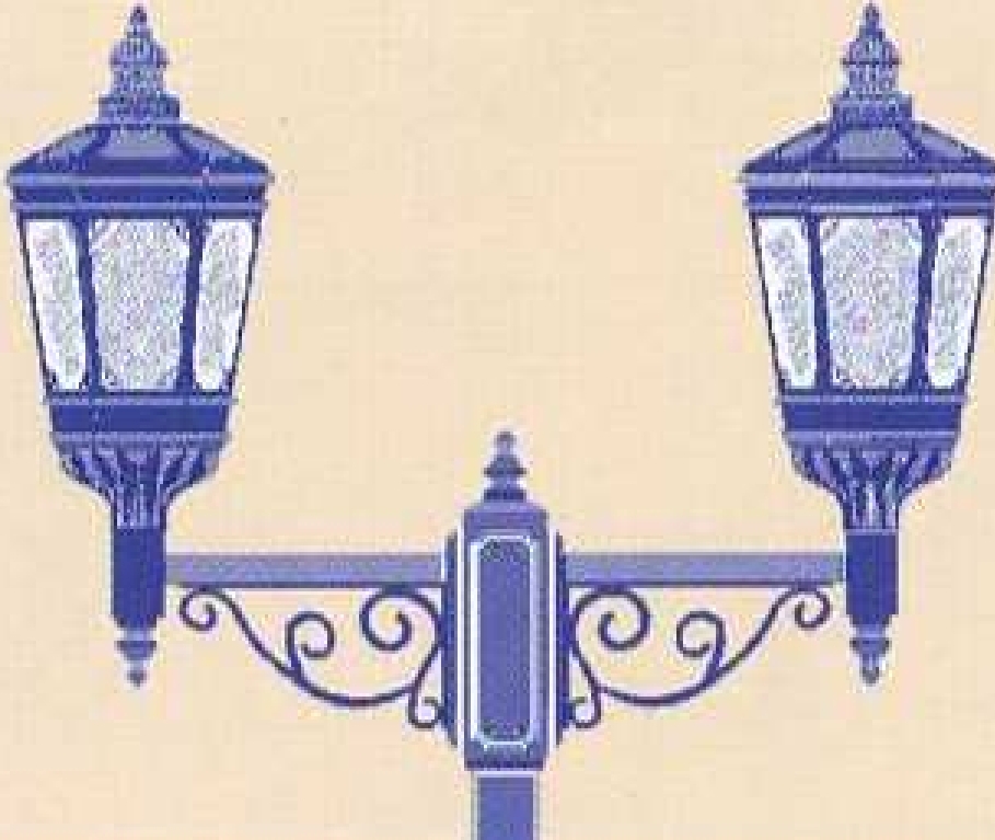 Waco Victorian Double Arm Pole Bracket