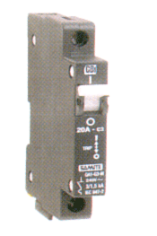 45A 1-Phase 3KA (13mm Wide) Circuit Breaker Original CBI - Click Image to Close