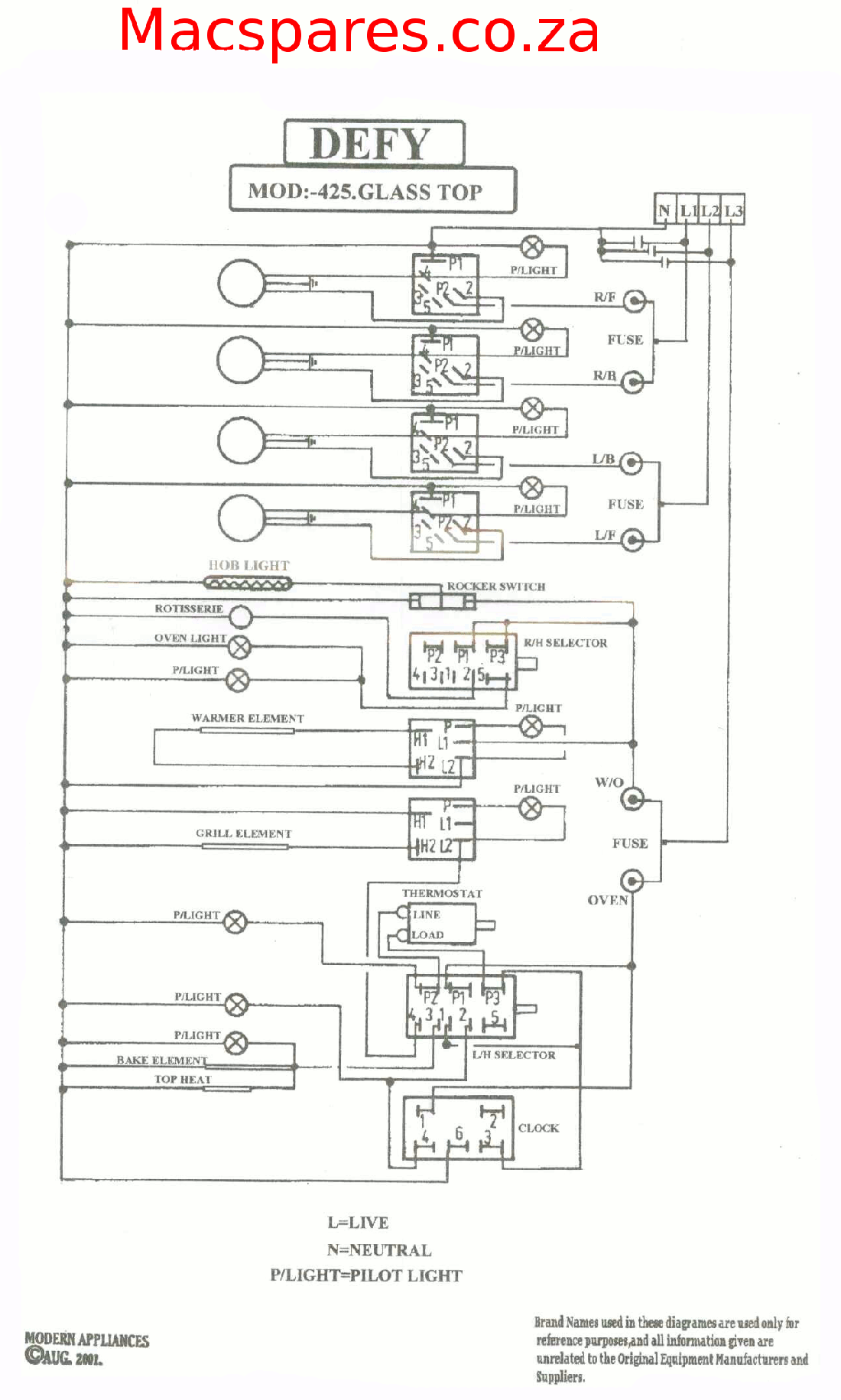 Wiring Diagrams Stoves Macspares Wholesale Spare Parts