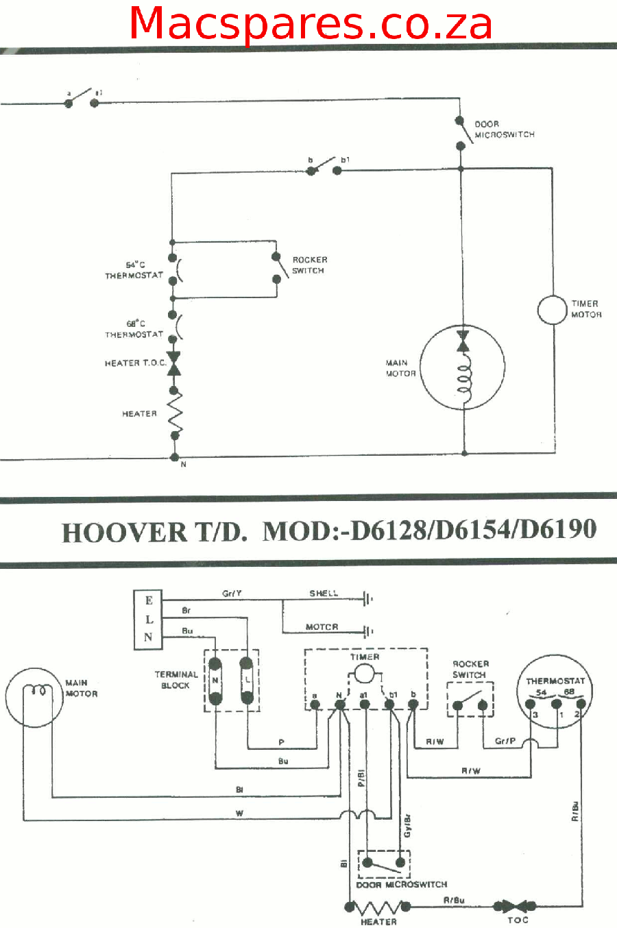 Vacuum Cleaner Motor Wiring Diagram