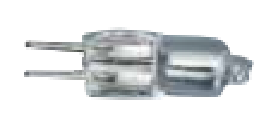 Hallogen Mini 12v 10 watt - 30 x 8mm (used for reading Lamps ) - Click Image to Close
